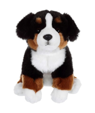 Peluche Chien Bouvier Bernois - GIPSY TOYS - Assis, 25 cm