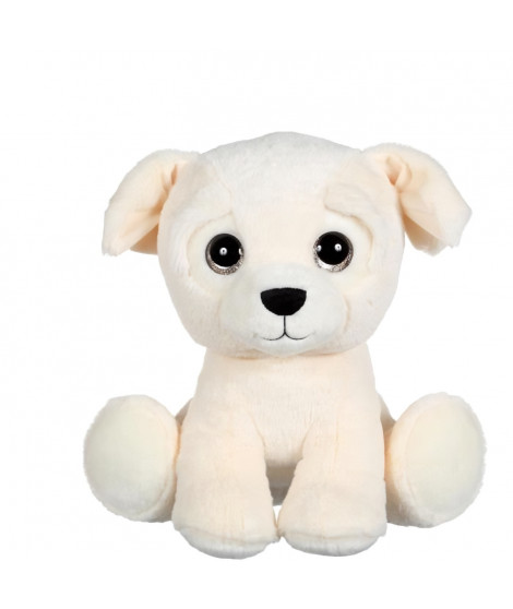 Peluche Chien Puppy Eyes Pets - GIPSY TOYS - Creme, 40 cm
