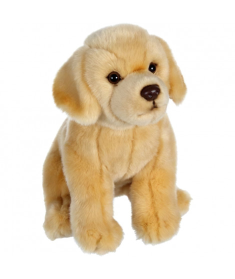 Peluche Chien Labrador Beige - GIPSY TOYS - Assis, 25 cm