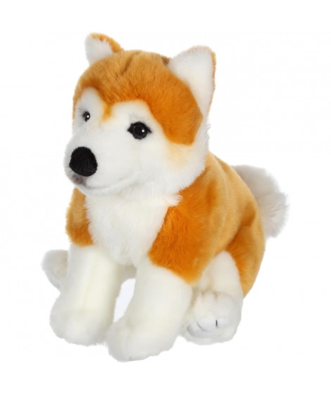 Peluche Chien Shiba - GIPSY TOYS - Assis, 25 cm