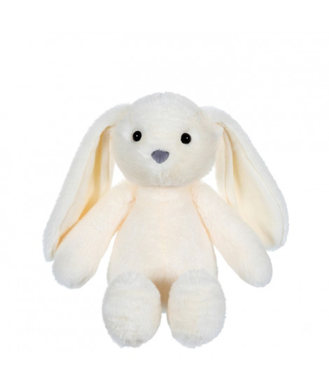Peluche Lapin Trendy Bunny - GIPSY TOYS - Creme, 28 cm