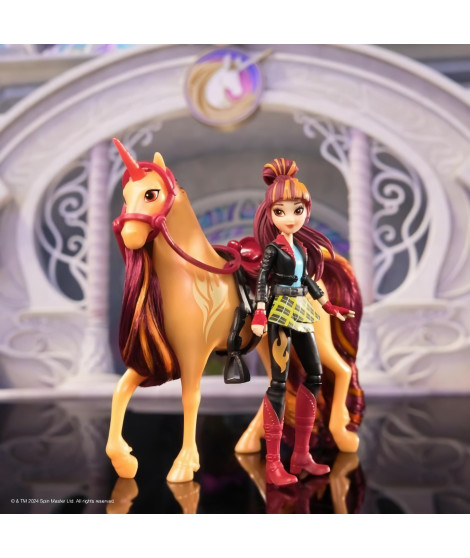 SPIN MASTER COFFRET LICORNE ET POUPEE CINDER ET VALENTINA Unicorn Academy
