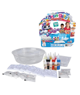 Simba - Aqua Gelz - Set Créatif Deluxe - Figurine en 3D - Kit Créatif pour enfant - Tuves de Gel - Des 8 ans