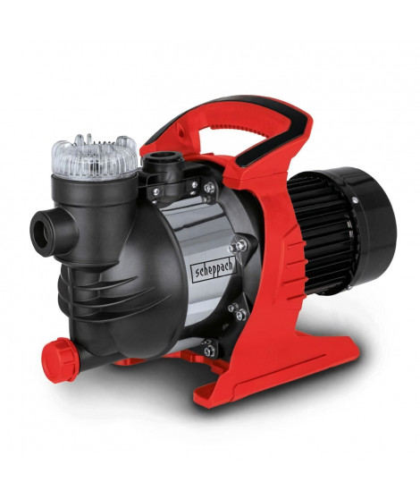 Pompe de jardin - Scheppach - GP1400JET - 6000 L/h - Profondeur max 8m - 4,8 bar