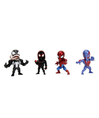 Jada - Figurine Marvel - Set 4 pieces Spiderman - Métal - 6cm - Des 8ans