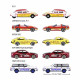 Majorette - Coffret Anniversaire 60 ans - 5 véhicules miniatures dont 2 exclusifs - Métal - Des 3 ans