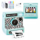 Canal Toys - Appareil Photo Rétro a impression instantanée - 4 rouleaux de papier dont 1 autocollant, feutres et stickers - C…