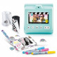 Canal Toys - Appareil Photo Rétro a impression instantanée - 4 rouleaux de papier dont 1 autocollant, feutres et stickers - C…