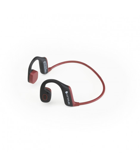Ecouteurs de sport sans fil - ATTITUD EARSPORT - Oreilles libres - Taille Standard - Bordeaux