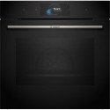 Four vapeur/combiné Softclose Nettoyage Ecoclean- BOSCH SER8 HSG7584B1 Noir -Vol four 71l - 23 modes de cuisson