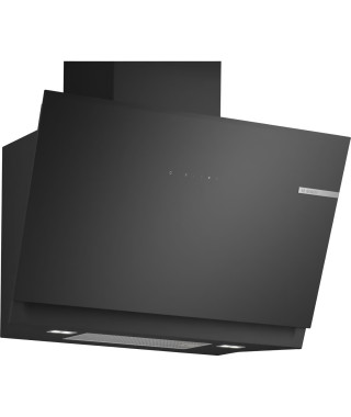 Hotte décor murale - inclinée verre - BOSCH SER6 - DWK81AN60 Noir - Home Connect - L: 790 mm x P: 433 mm