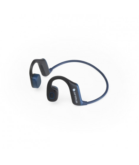 Ecouteurs de sport sans fil - ATTITUD EARSPORT - Oreilles libres - Taille Standard - Bleu