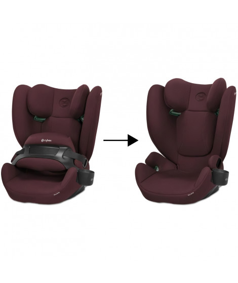 Siege auto CYBEX PALLAS B2 I-SIZE - Des 15 mois jusqu'a 12 ans - Rumba Red et dark red