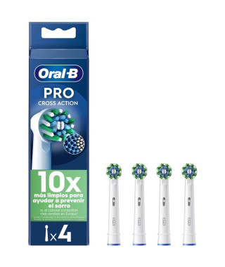Brossettes - ORAL-B - Pro Cross Action - Pour brosse a dents - 4 unités