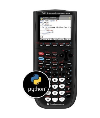 TEXAS INSTRUMENTS Calculatrice graphique TI-82 Advanced Edition Python - Noir