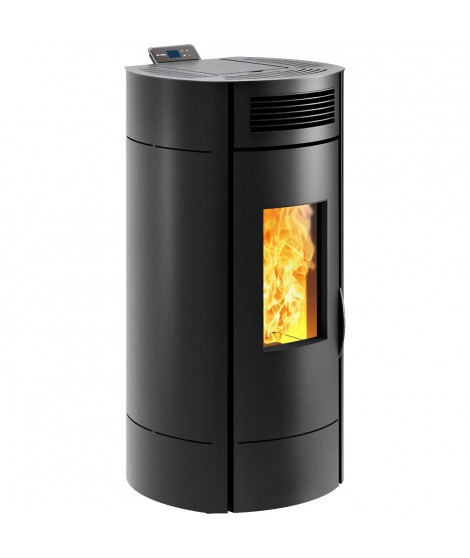 Poele a granulés - INVICTA LODI 10 - Wifi - Noir