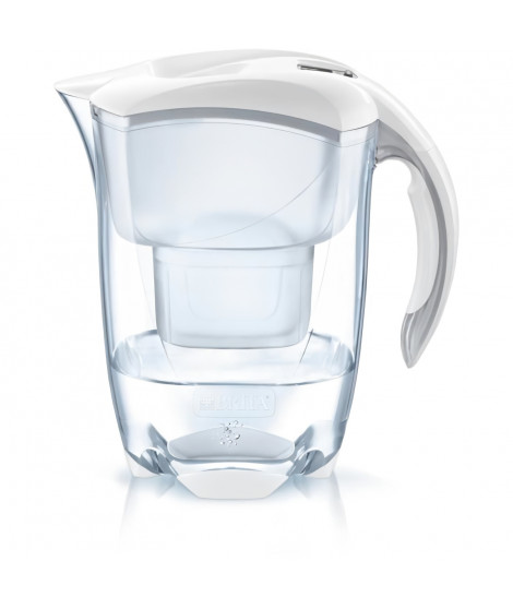 BRITA Carafe filtre ELEMARIS Blanc + 1 cartouche de rechange