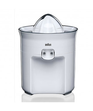 Presse-agrumes électrique BRAUN CJ3050WH - 60W - Blanc - Bec anti-goutte