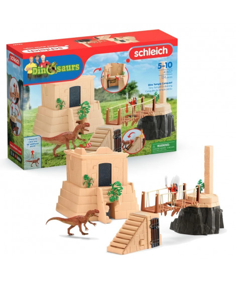 SCHLEICH- Aventures au temple perdu- 42657- Gamme Dinosaurs