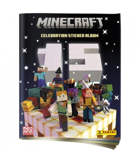 Album Stickers - PANINI - Minecraft 3 (15eme anniversaire) - 240 stickers
