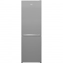 Réfrigérateur combiné congélateur en bas - BEKO - RCSA366K40SN - Classe E - 343 L - 185,2 x 59,5 x 67 cm - Gris Acier