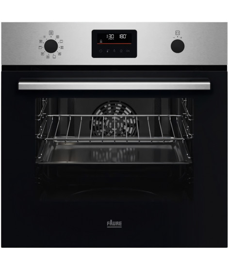 Four multifonction encastrable - Pyrolyse - FAURE - FOPWC6X2 - Inox - Porte froide