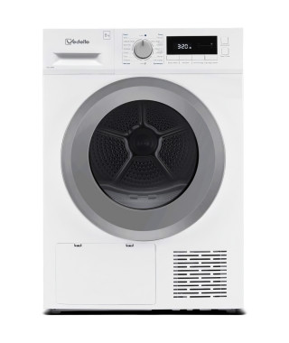 Seche-linge pompe a chaleur VEDETTE VSF318HW - 8 kg - L60cm - Classe A++ - Blanc