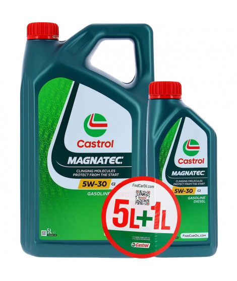 Huile Moteur - CASTROL MAGNATEC - 5W-30 C2 - 5L+1L - 057166