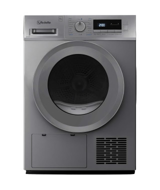 Seche-linge pompe a chaleur VEDETTE VSF318HS - 8 kg - L60cm - Classe A++ - Silver
