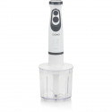 Ensemble Mixeur - DOMO - DO1089M - 600 W - Vitesse variable + Turbo - Mixeur plongeur, fouet, hachoir, verre gradué - Blanc
