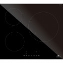 Table induction 3 zones, 6600W - 3 boosters - 3 minuteurs - noir