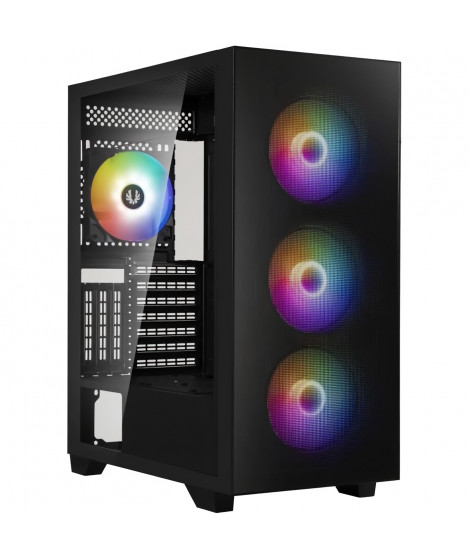Boîtier PC - BITFENIX - Flow (Noir) - Moyen tour - Format ATX - Sans alimentation