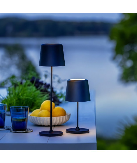 Lampe a poser LED KAAMI BRILLIANT - Noir - Extérieur - 2W - IP44 - Métal et plastique