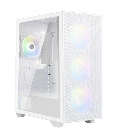 Boîtier PC - BITFENIX - Flow (Blanc) - Moyen tour - Format ATX - Sans alimentation