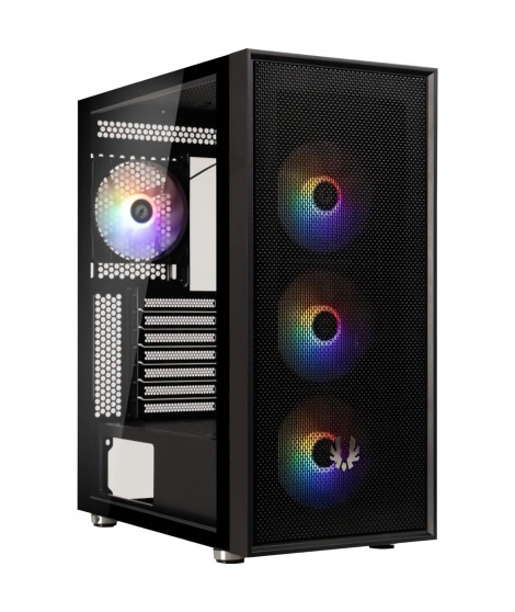 Boîtier PC - BITFENIX - Ares FRGB (Noir) - Moyen tour - Format ATX - Sans alimentation