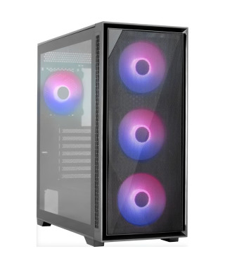 Boîtier PC - AEROCOOL - Geoflow G v2 (Noir) - Moyen tour - Format ATX - Sans alimentation