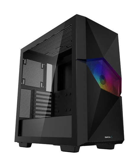 Boîtier PC - DEEPCOOL - Cyclops (Noir) - Moyen tour - Format E-ATX - Sans alimentation