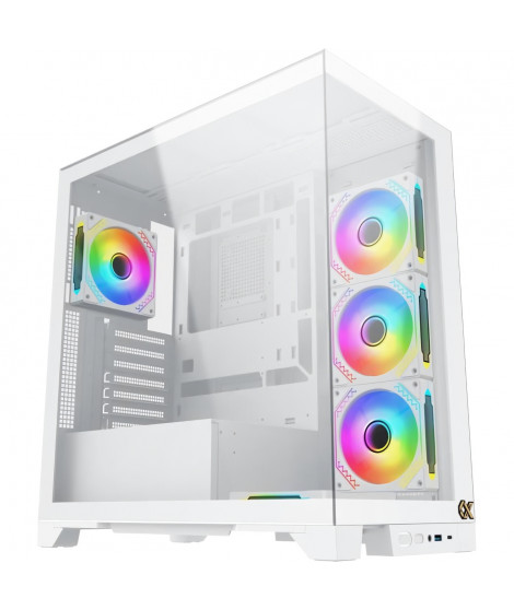 Boîtier PC - XIGMATEK - Endorphin ULTRA Arctic (Blanc) - Moyen tour - Format ATX - Sans alimentation