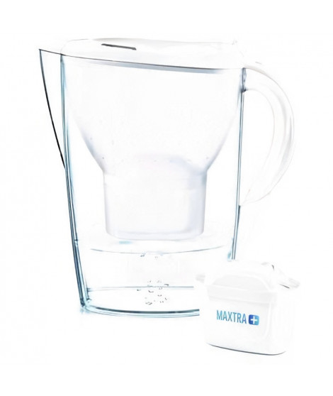 Carafe filtrante - BRITA - MARELLA - Blanc - 6 filtres MAXTRA +
