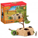 Coffret Rendez-vous des suricates, figurines animaux sauvages, Schleich 42595 Wild Life, Pour enfant des 3 ans