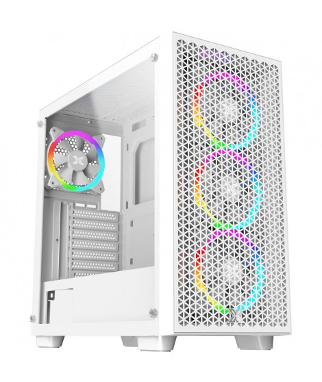 Boîtier PC - XIGMATEK - Gaming G Pro Arctic (Blanc) - Moyen tour - Format E-ATX - 4x120mm LED A-RGB