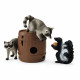 Coffret Jeux rigolos avec la noix, figurines animaux sauvages, Schleich 42596 Wild Life, Pour enfant des 3 ans