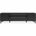 Meuble TV - Bertrix 56A - Ardoise / anthracite - 177x51,5x40 cm - 2 portes - 1 tiroir - 2 niches