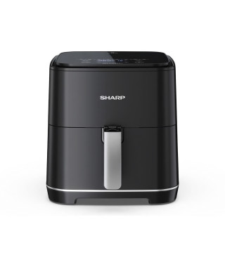 Friteuse sans huile SHARP - Airfryer 5,5L - 1650 W - 8 programmes - Noir
