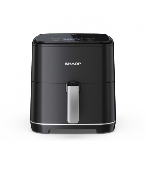 Friteuse sans huile SHARP - Airfryer 5,5L - 1650 W - 8 programmes - Noir