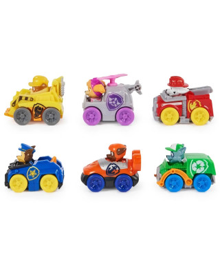 SPIN MASTER PACK 6 RACERS PUP SQUAD La Pat' Patrouille