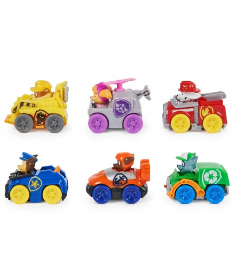 SPIN MASTER PACK 6 RACERS PUP SQUAD La Pat' Patrouille