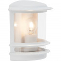 Applique murale exterieure HOLLYWOOD Blanc ampoule E27 max 60 W - Brilliant