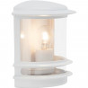 Applique murale exterieure HOLLYWOOD Blanc ampoule E27 max 60 W - Brilliant