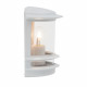 Applique murale exterieure HOLLYWOOD Blanc ampoule E27 max 60 W - Brilliant